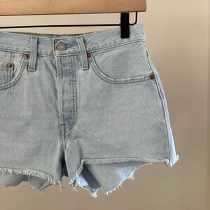 Light Blue Denim Women Shorts